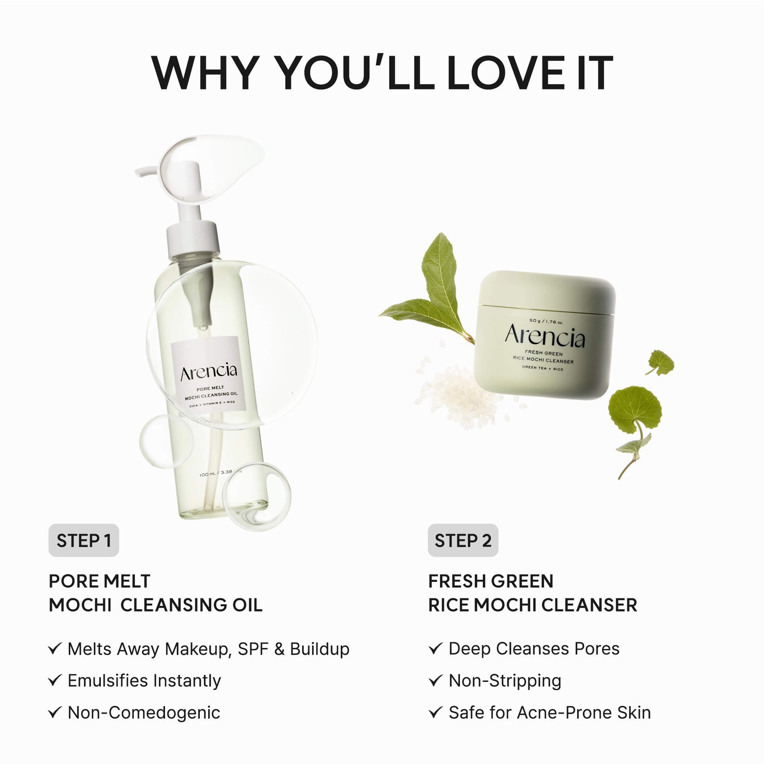 Pore Melt Non-Comedogenic Double Cleansing Duo Gift Set for Acne Pore Melt Non-Comedogenic Double Cleansing Duo Gift Set for Acne