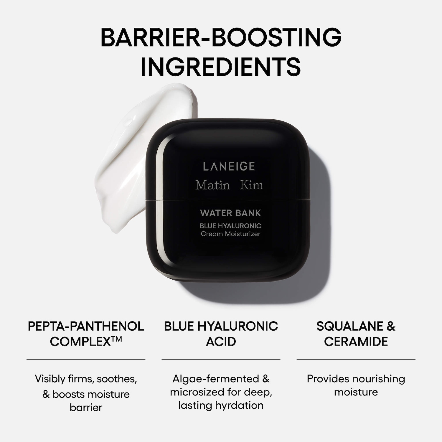 Water Bank Blue Hyaluronic Cream Moisturizer for Moisture Barrier Repair