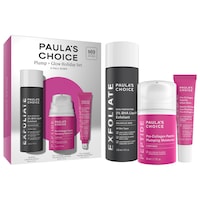 Paula's Choice - Plump + Glow Skincare Trio with 2% BHA & Peptides for Smoother, Firmer Skin