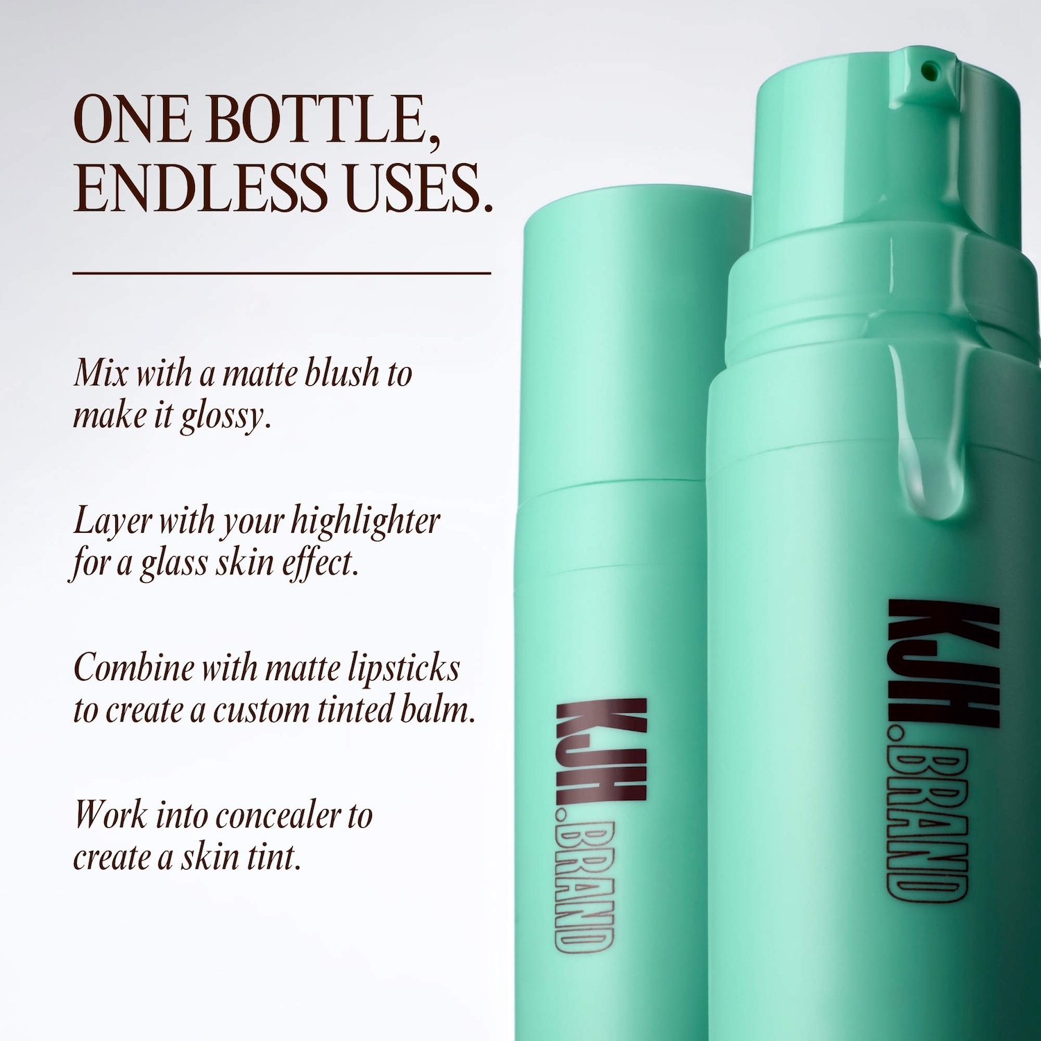 KJH.brand by Katie Jane Hughes Сыворотка для смешивания с макияжем KJH.brand Hyper Shine Glass Skin — фото 4