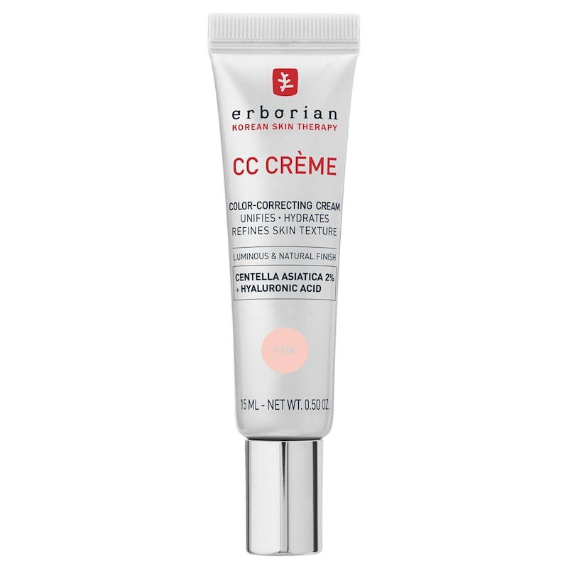 Mini CC Cream Color-Corrector for Natural Luminous Finish with Korean 2% Centella Asiatica Extract and Hyaluronic Acid