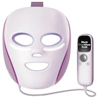 Shark Beauty - Shark CryoGlow Plus Under-Eye Cooling + Wider-Coverage* Red Light LED Anti-Aging + Skin Clearing Mask in Pastel Berry