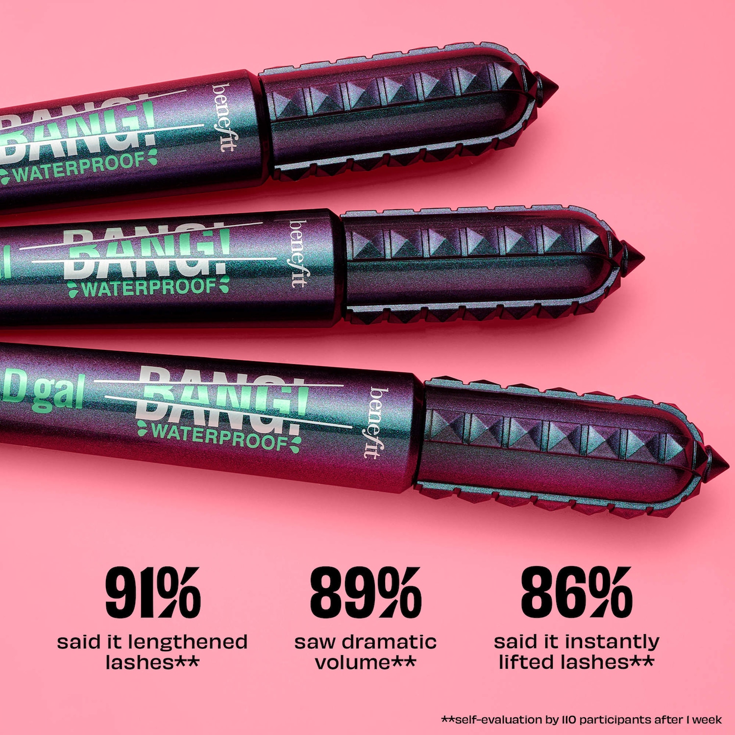 Мини-версия водостойкой туши для объёма Benefit Cosmetics BADgal Bang! — фото 5