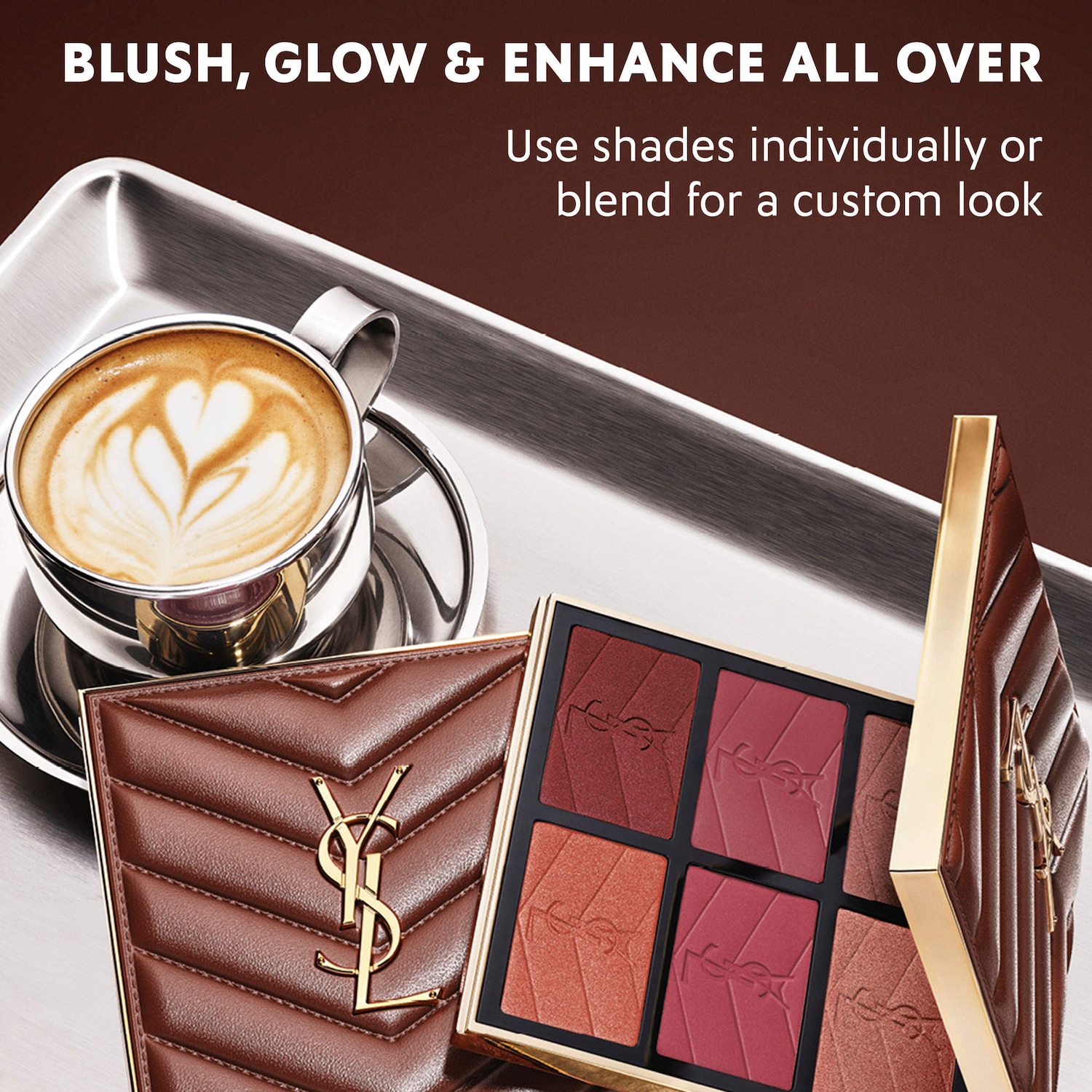 チーク Yves Saint Laurent Couture Face Palette YSL Brewed Reflections Couture Face Palette - Yves Saint Laurent