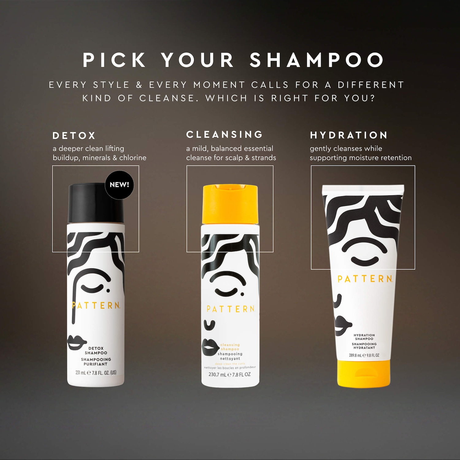 Detox Shampoo with Pink Clay & Apple Extract - PATTERN by Tracee