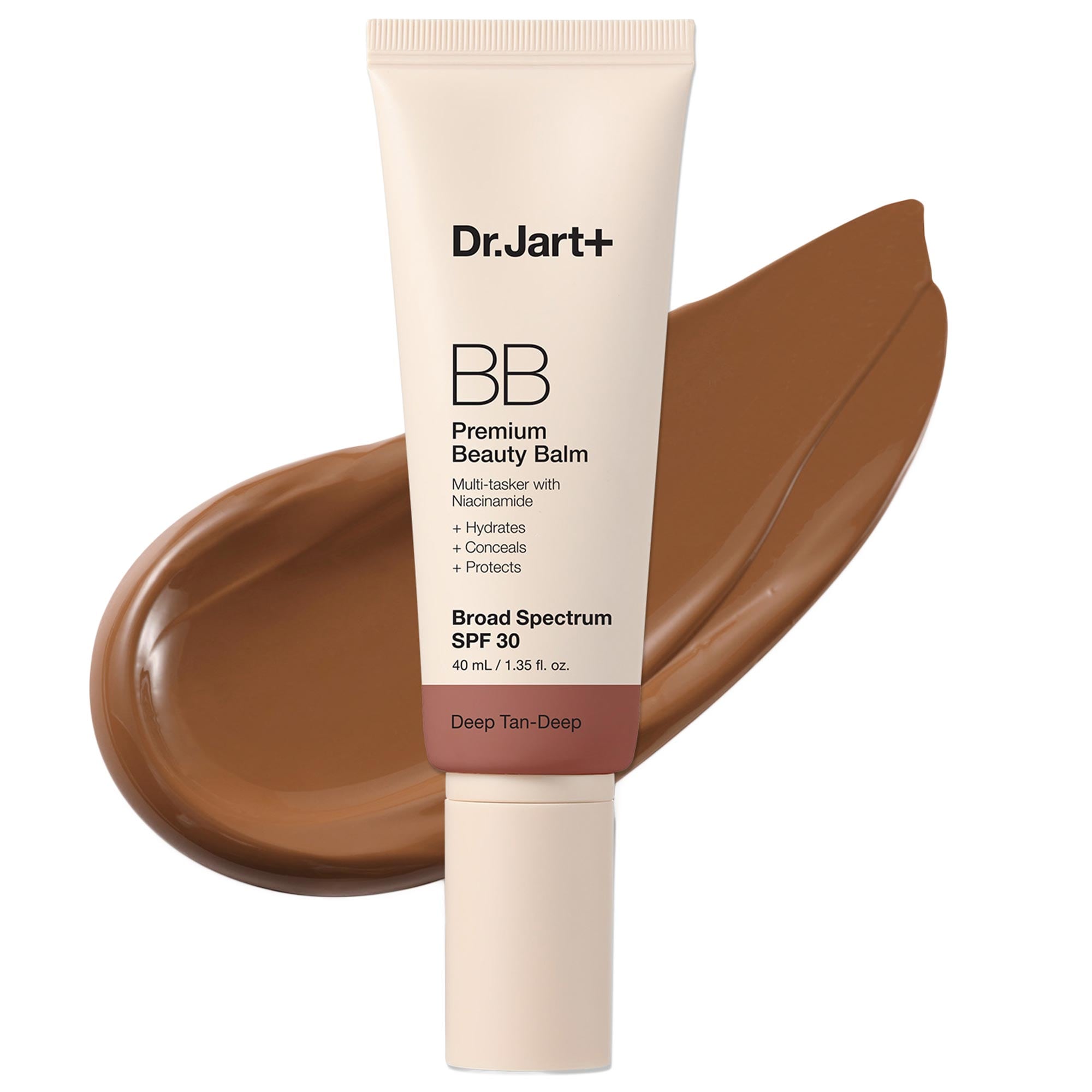 Dr. Jart+ Premium Bb All-day Wear Korean Tinted Moisturizer With Spf 30 Deep Tan - Deep 1.35oz/40ml