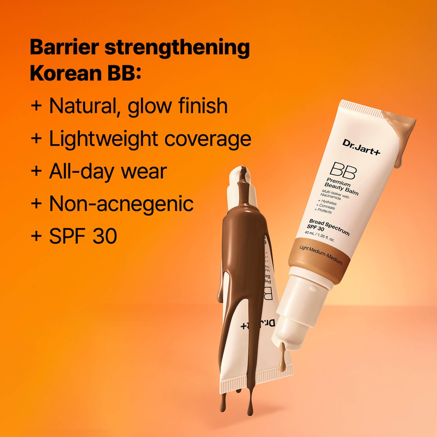 Premium BB All-Day Wear Korean Tinted Moisturizer with SPF 30 - Dr
