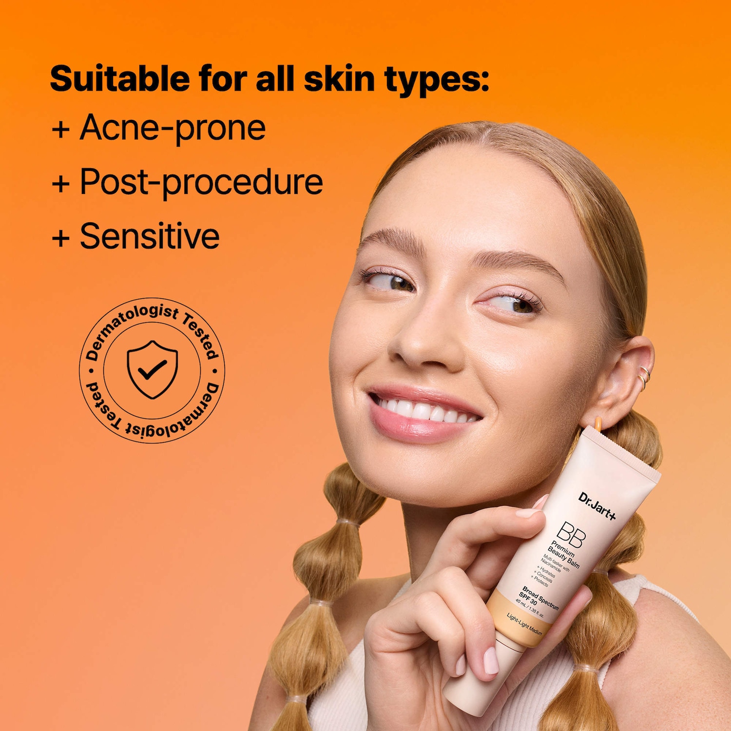 Premium BB All-Day Wear Korean Tinted Moisturizer with SPF 30 - Dr