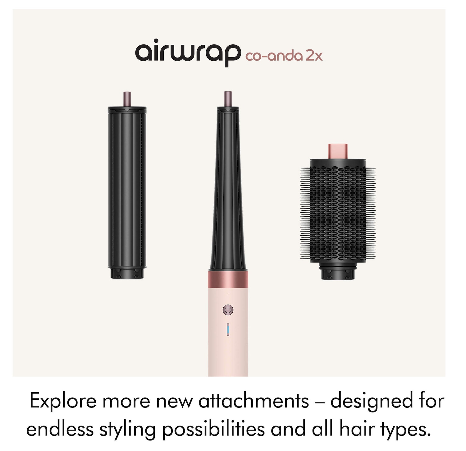 Airwrap Co-anda2x™ Conical Curling Barrel Attachment - Dyson | Sephora