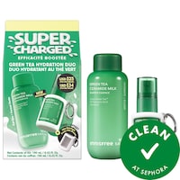 innisfree - Supercharged Gift Set with Korean Jeju Green Tea & Hyaluronic Acid for Barrier Repair