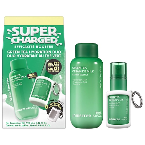 Подарочный набор с зелёным чаем Чеджу и гиалуроновой кислотой innisfree Supercharged