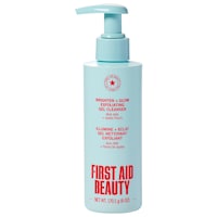 First Aid Beauty - Gel nettoyant exfoliant doux Brighten + Glow avec perles de jojoba