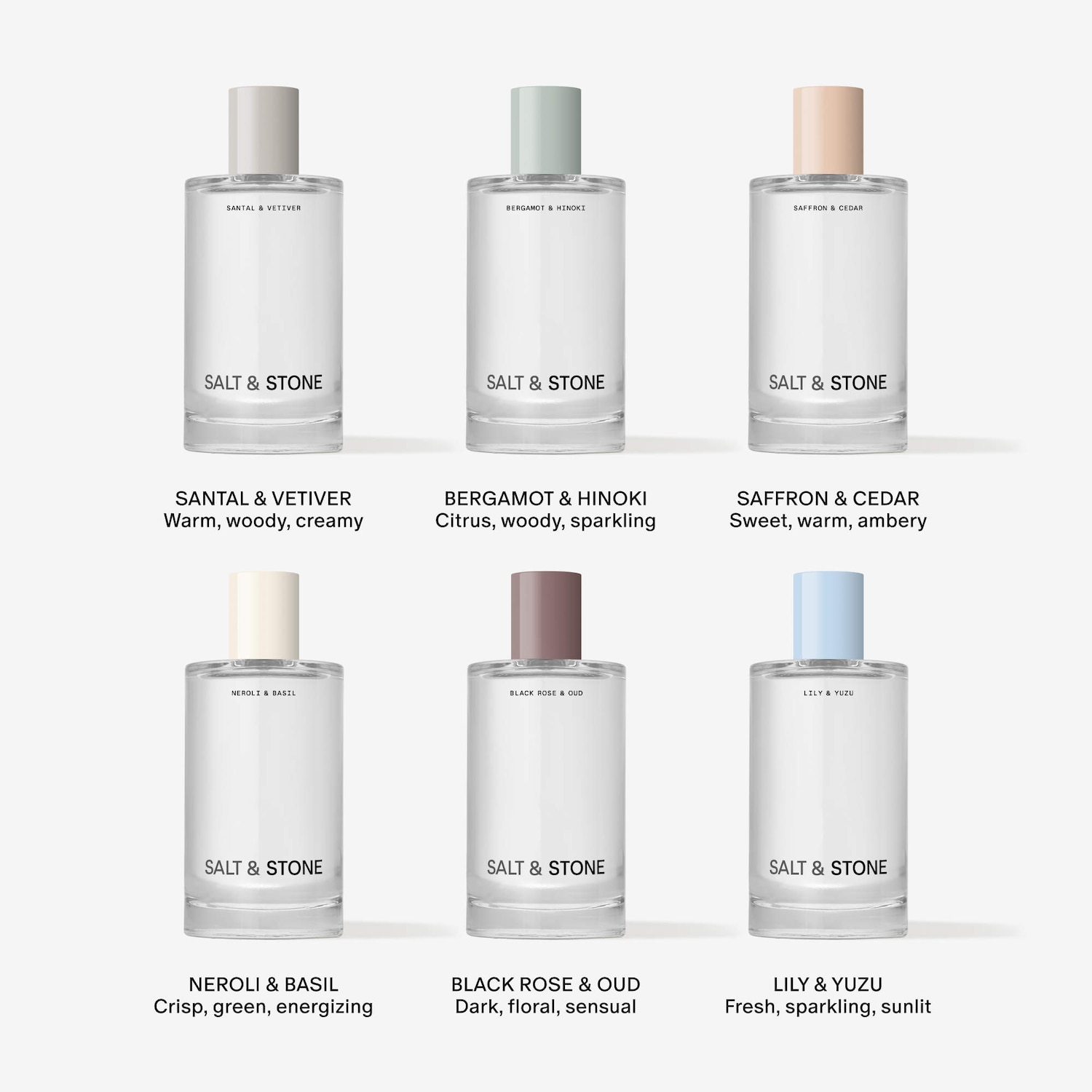 Santal & Vetiver Body and Hair Fragrance Mist - Salt & Stone | Sephora