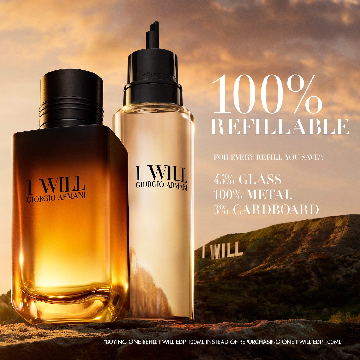 I Will Eau de Parfum with Vanilla Travel Spray - Armani Beauty