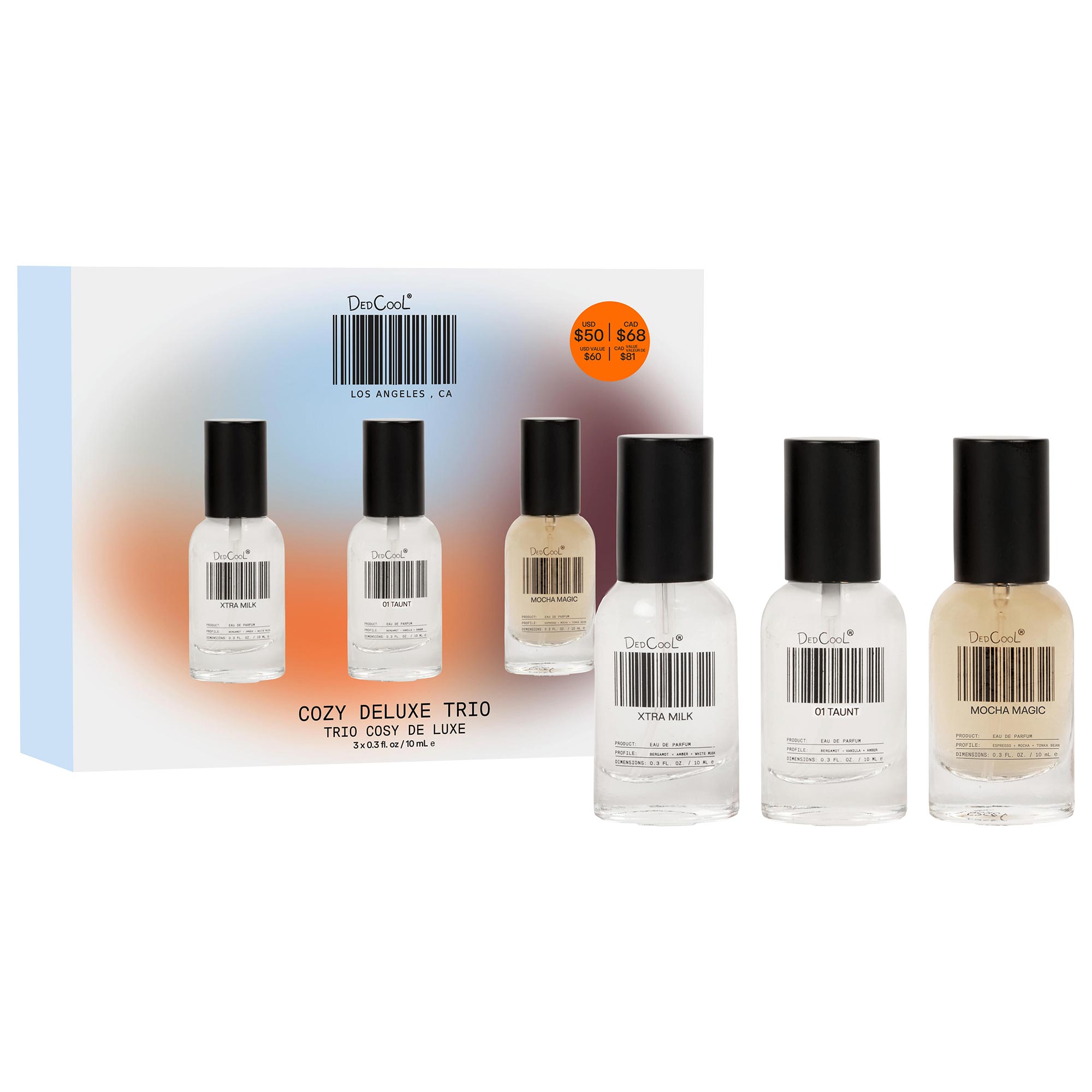 Cozy Deluxe Perfume Trio Gift Set - DedCool | Sephora