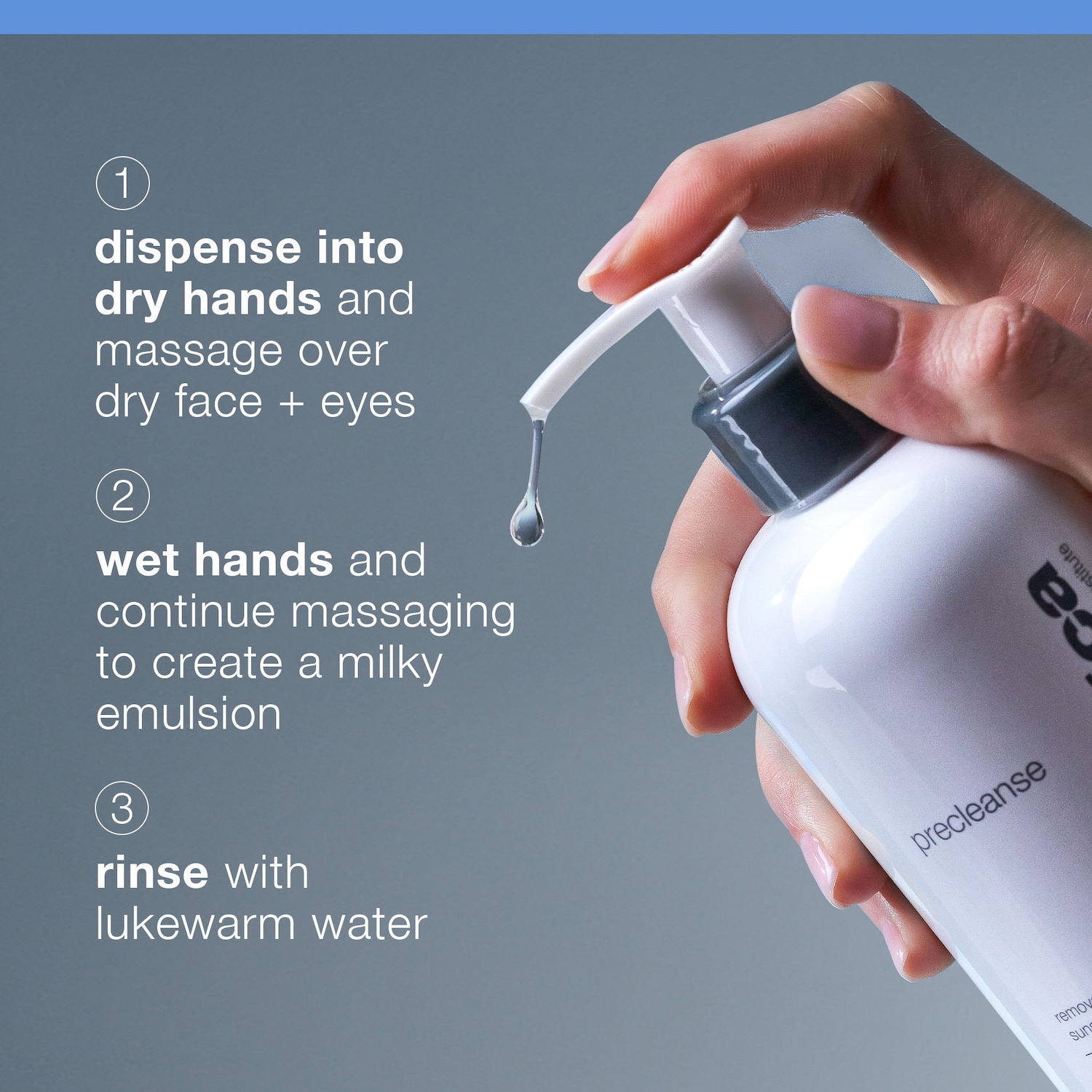 PreCleanse Cleansing Oil with Plant Based Ingredients for Double Cleansing, Waterproof Makeup & SPF Removal | Cleanse Step 1