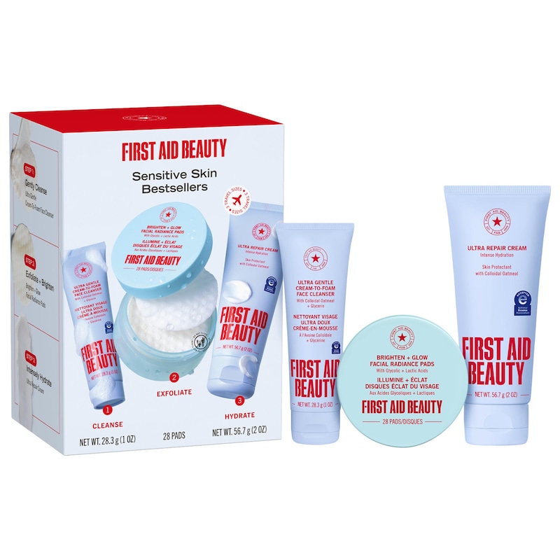 Sensitive Skin Bestsellers – Skincare Routine Travel Set