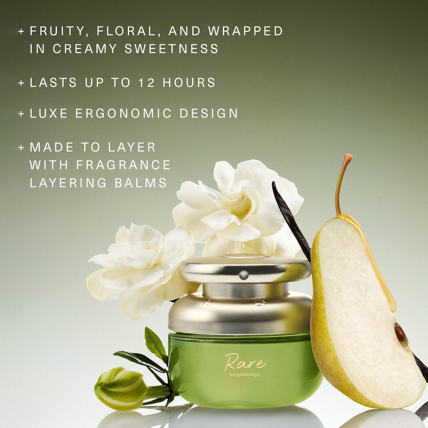 Rare Beginnings Eau de Parfum with Pear and Gardenia - Rare Beauty