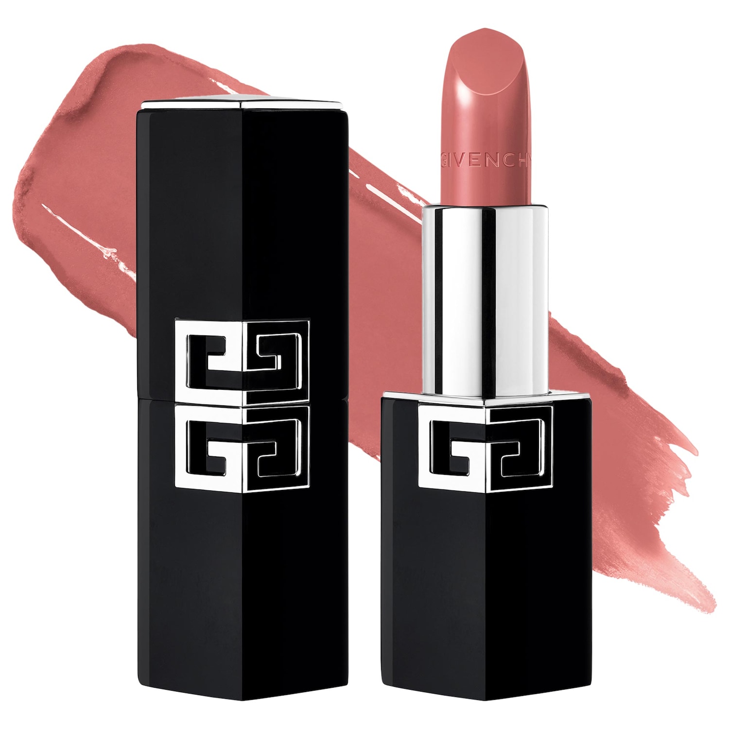 Стойкая увлажняющая атласная помада Givenchy Le Rouge Satin Silk с гиалуроновой кислотой — фото 1