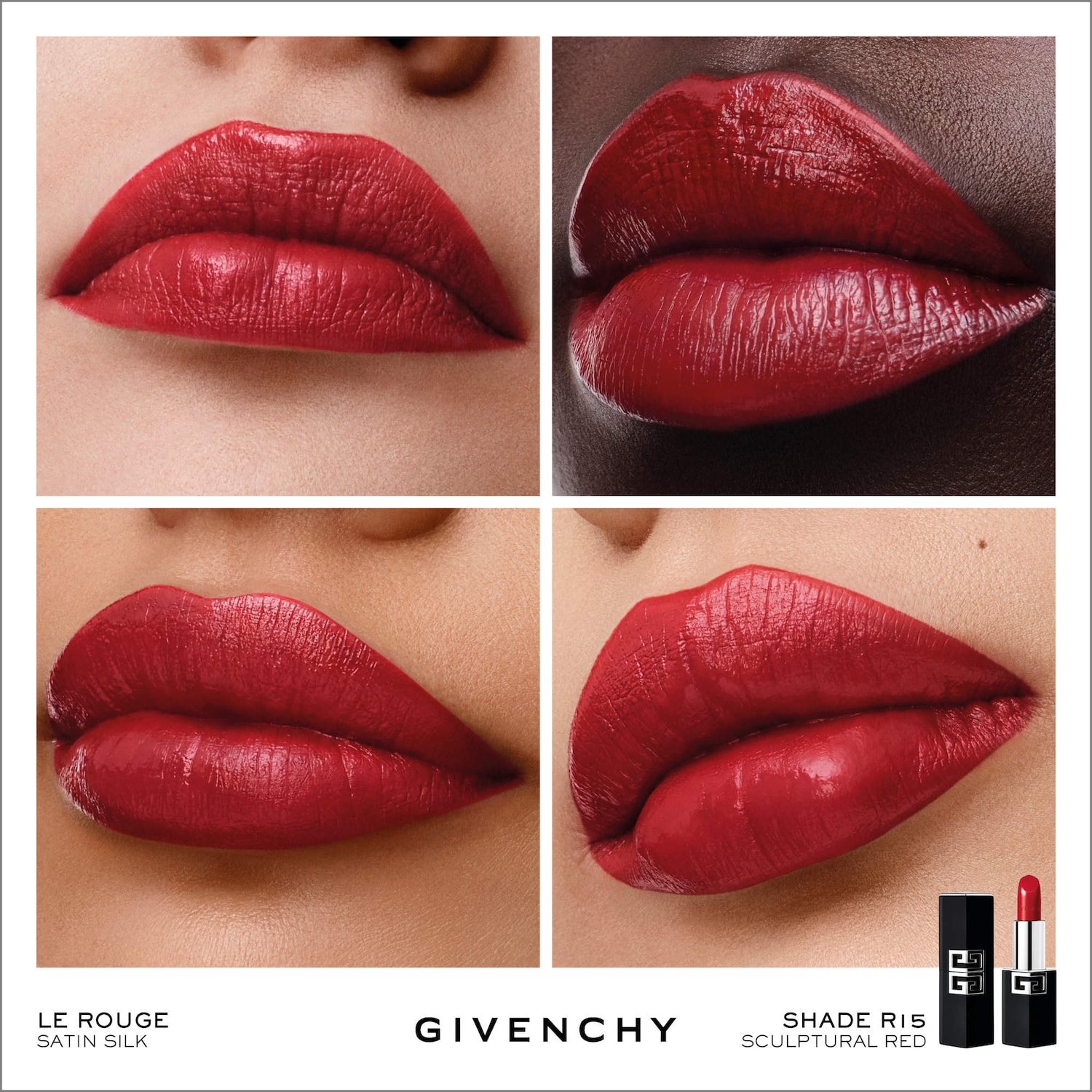 Le Rouge Satin Silk Hydrating Longwear Lipstick with Hyaluronic