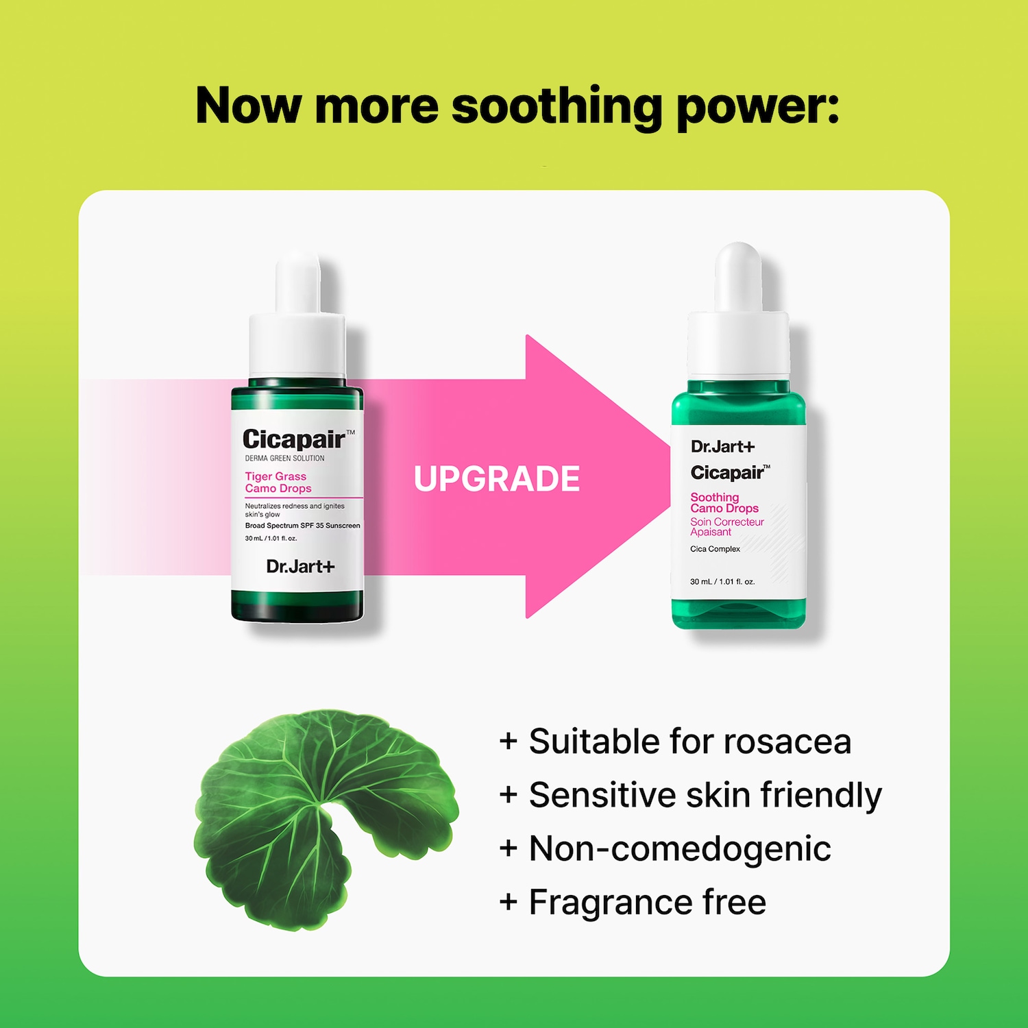 Cicapair™ Camo Drops Korean Green Tinted Serum for Redness - Dr