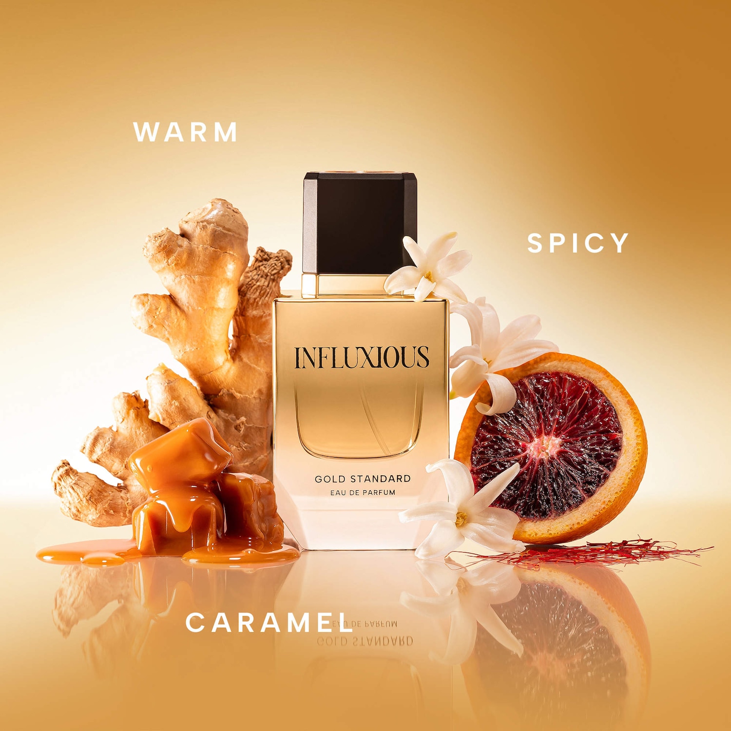 Gold Standard Eau de Parfum with Orange and Ginger - INFLUXIOUS