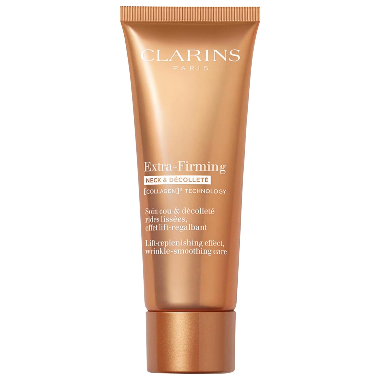 Антивозрастной крем для шеи и декольте Clarins Extra-Firming с коллагеном и ниацинамидом — фото 1