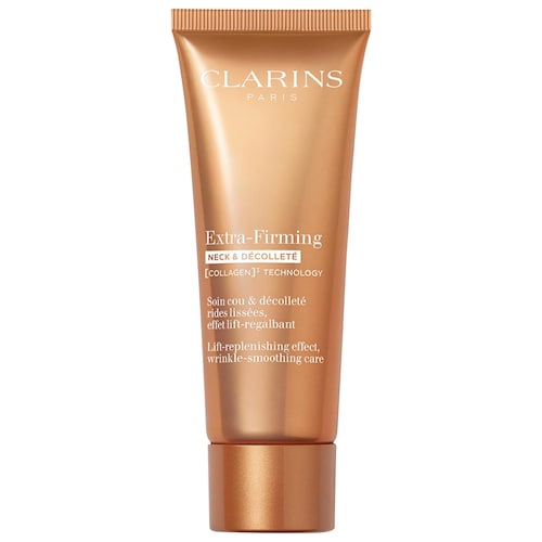 Антивозрастной крем для шеи и декольте Clarins Extra-Firming с коллагеном и ниацинамидом