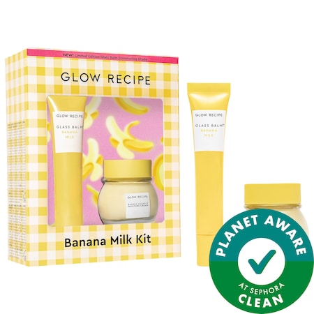 Banana Moisturizing Cream & Shimmer Lip Treatment Duo