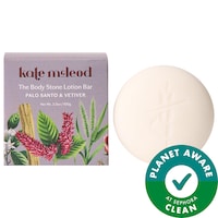 Kate McLeod - Body Stone with Palo Santo & Vetiver - Nourishing Cocoa Butter Lotion Bar