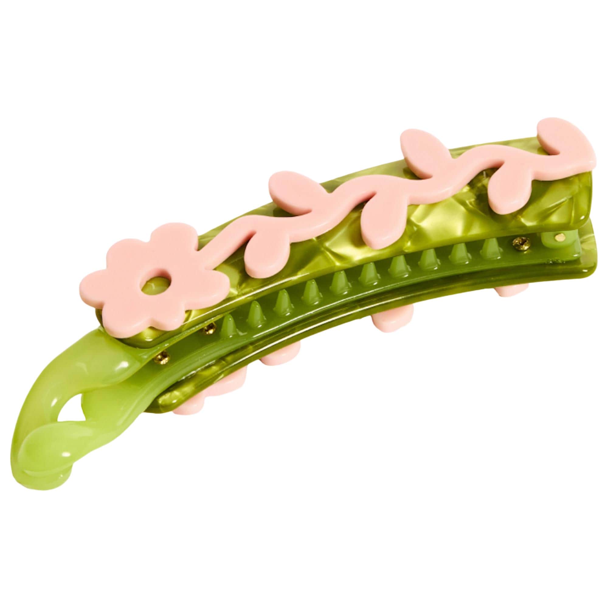 Medium Banana Hair Clip in Sweet Pea