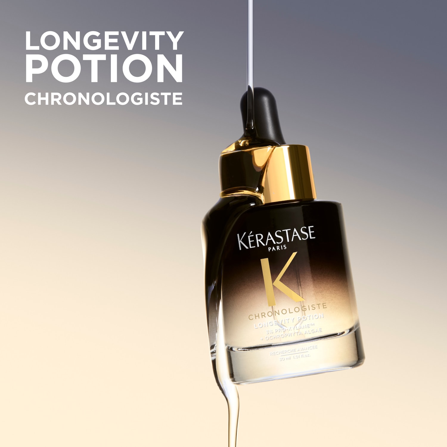Chronologiste Longevity Scalp Serum for Dry, Thin, Aging Hair - K&