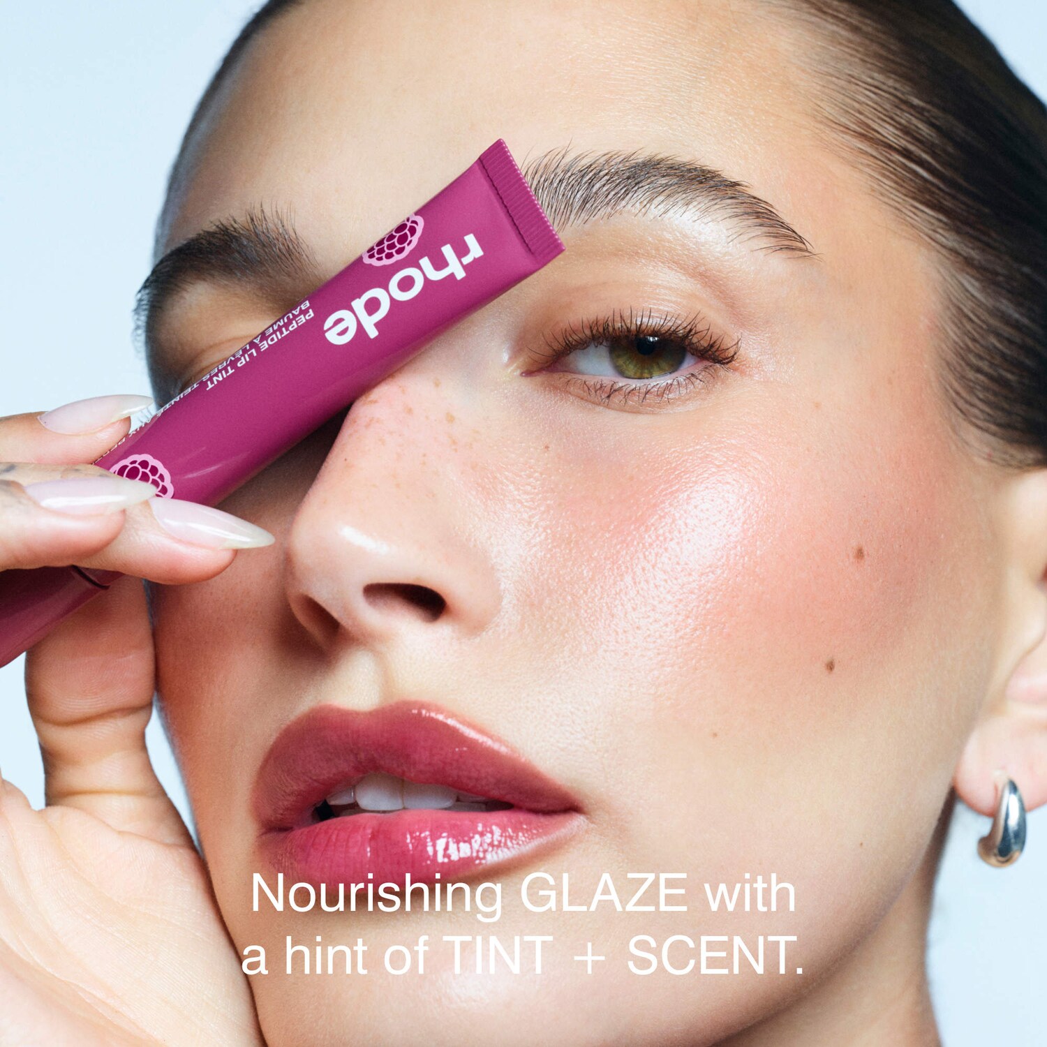 Limited Edition Scented Peptide Lip Tint Nourishing Glaze - rhode