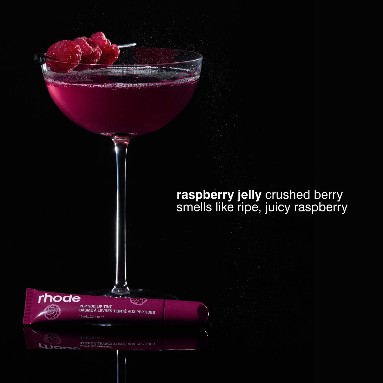 Limited Edition Scented Peptide Lip Tint Nourishing Glaze - rhode