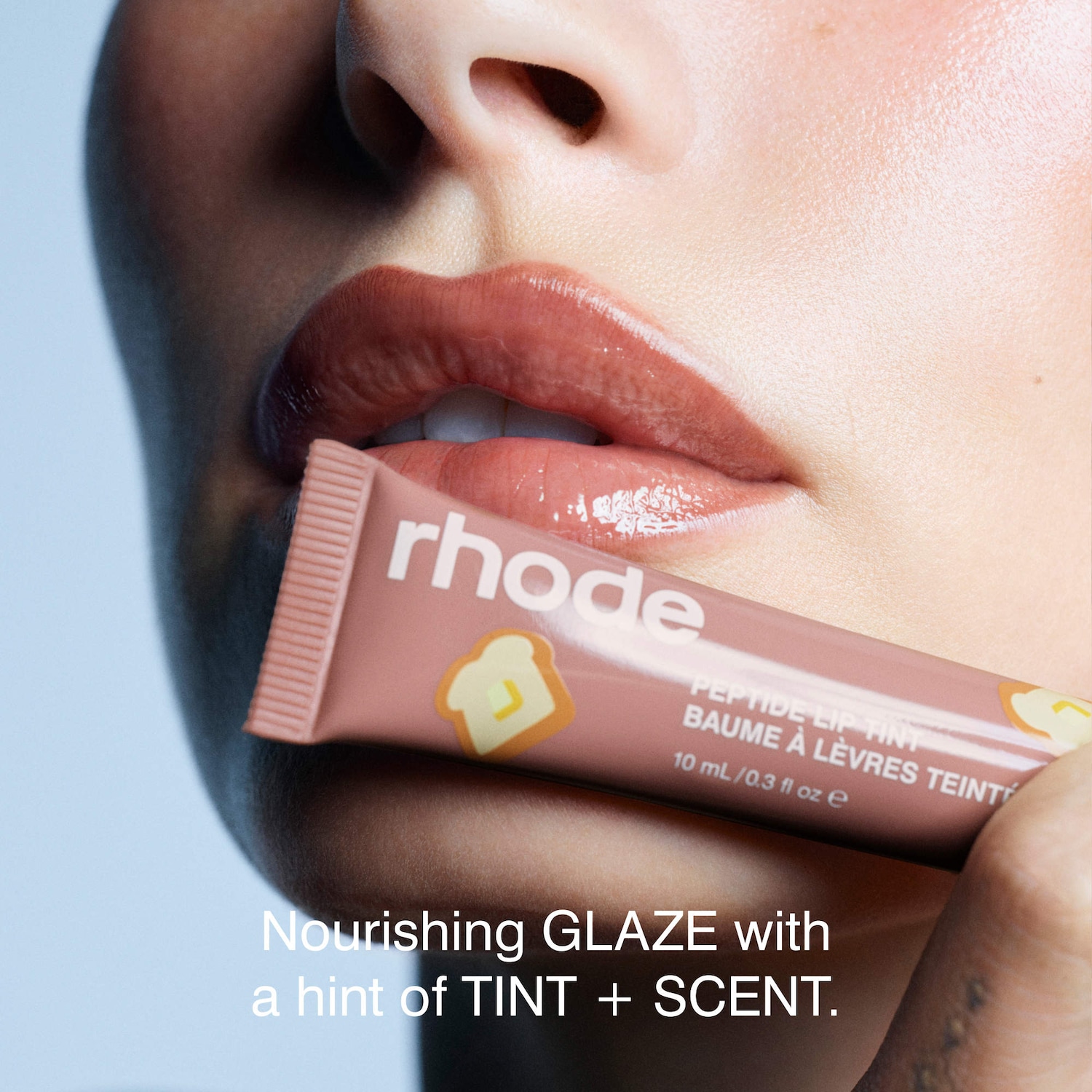 Limited Edition Scented Peptide Lip Tint Nourishing Glaze - rhode