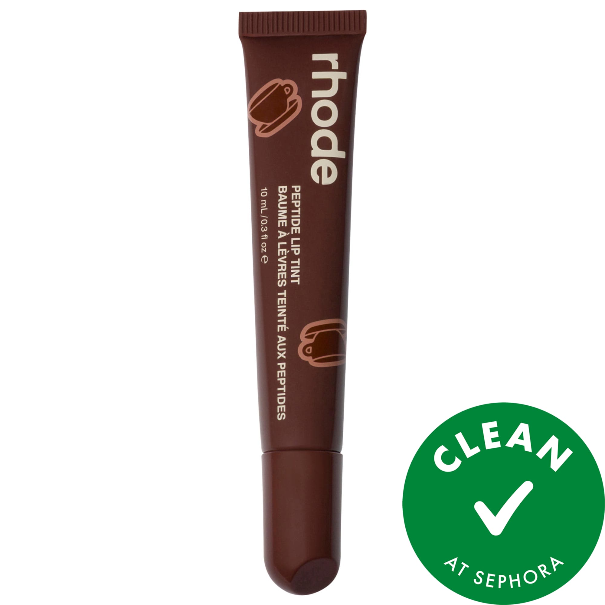 Rhode Limited Edition Scented Peptide Lip Tint Nourishing Glaze Espresso 0.3 Oz/10ml In Brown