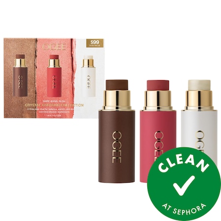 Crystal Contour Collection - Cream Bronzer Blush and Highlighter Set