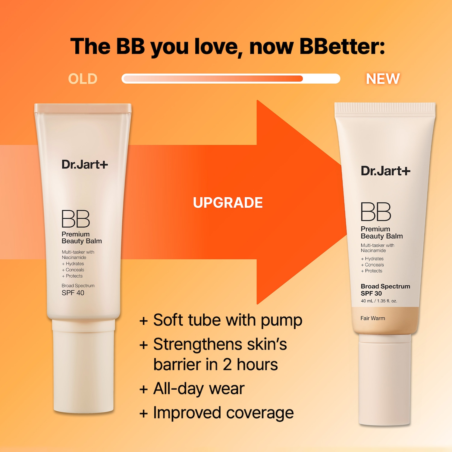 Premium BB All-Day Wear Korean Tinted Moisturizer with SPF 30 - Dr