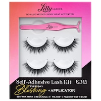 Lilly Lashes - Self-Adhesive Band 3D Faux Mink Lashes Kit