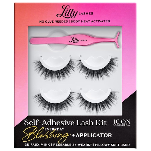 Набор самоклеящихся 3D-ресниц из искусственной норки Lilly Lashes