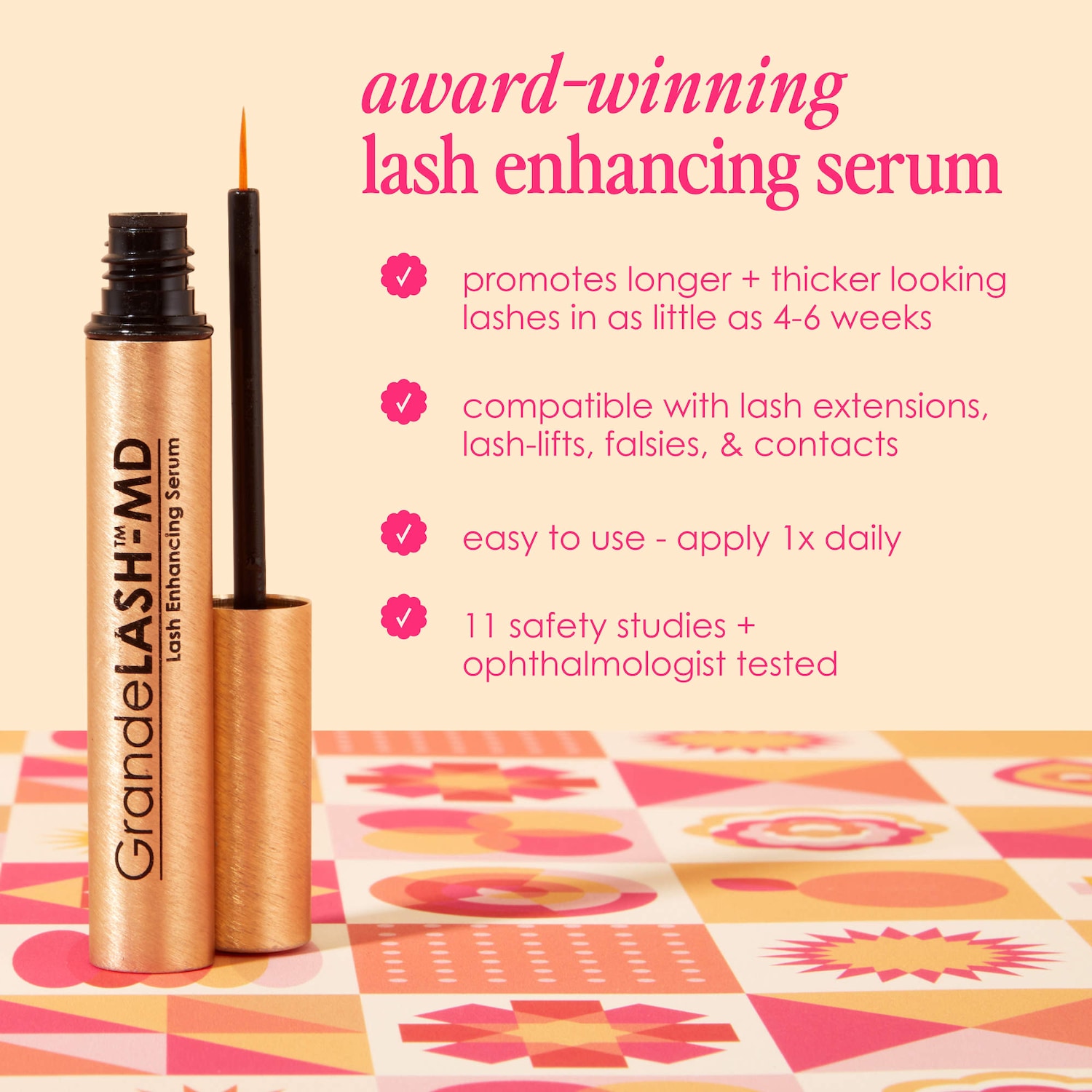 Lash & Brow Luxuries - Serum and Mascara Set - Grande Cosmetics