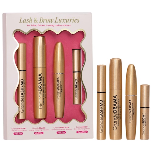 Набор сыворотки и туши для ресниц и бровей Grande Cosmetics Lash & Brow Luxuries