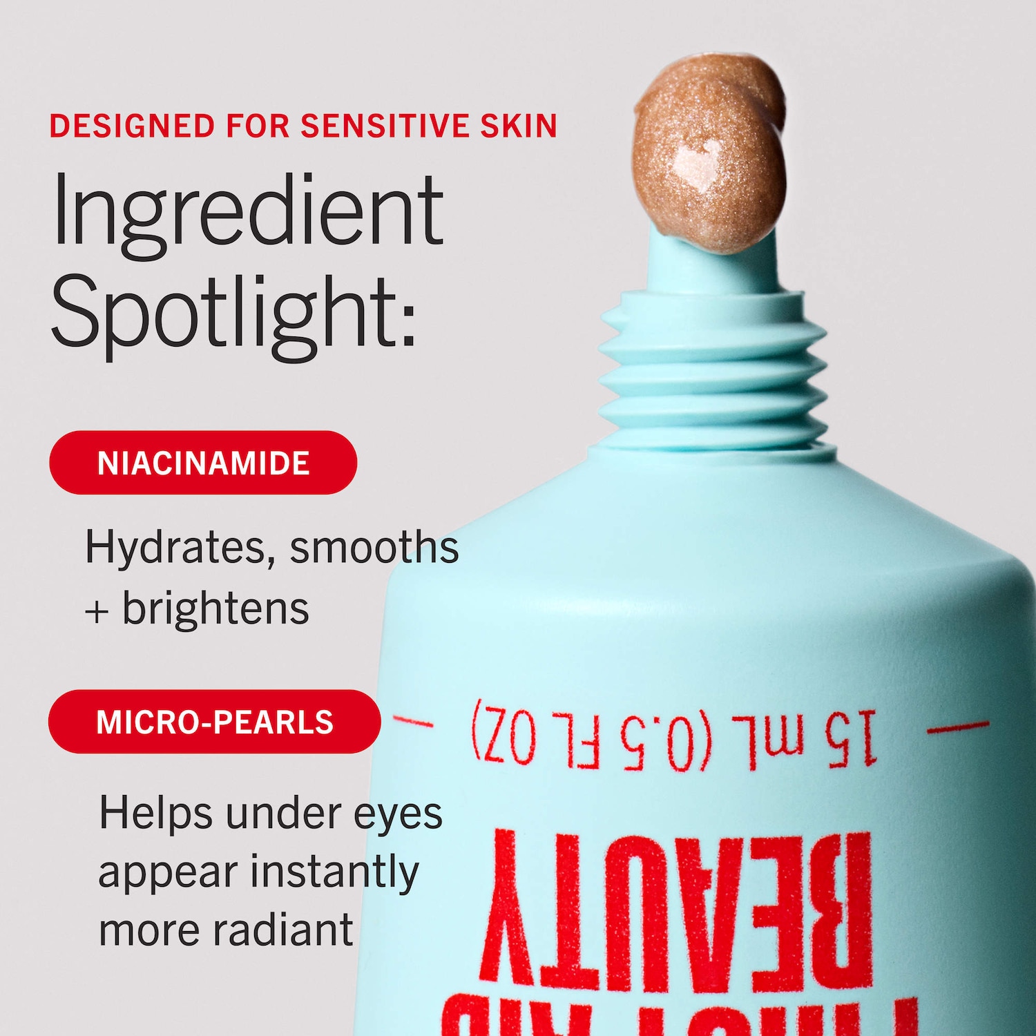 Brighten + Glow Eye Cream with Niacinamide - First Aid Beauty