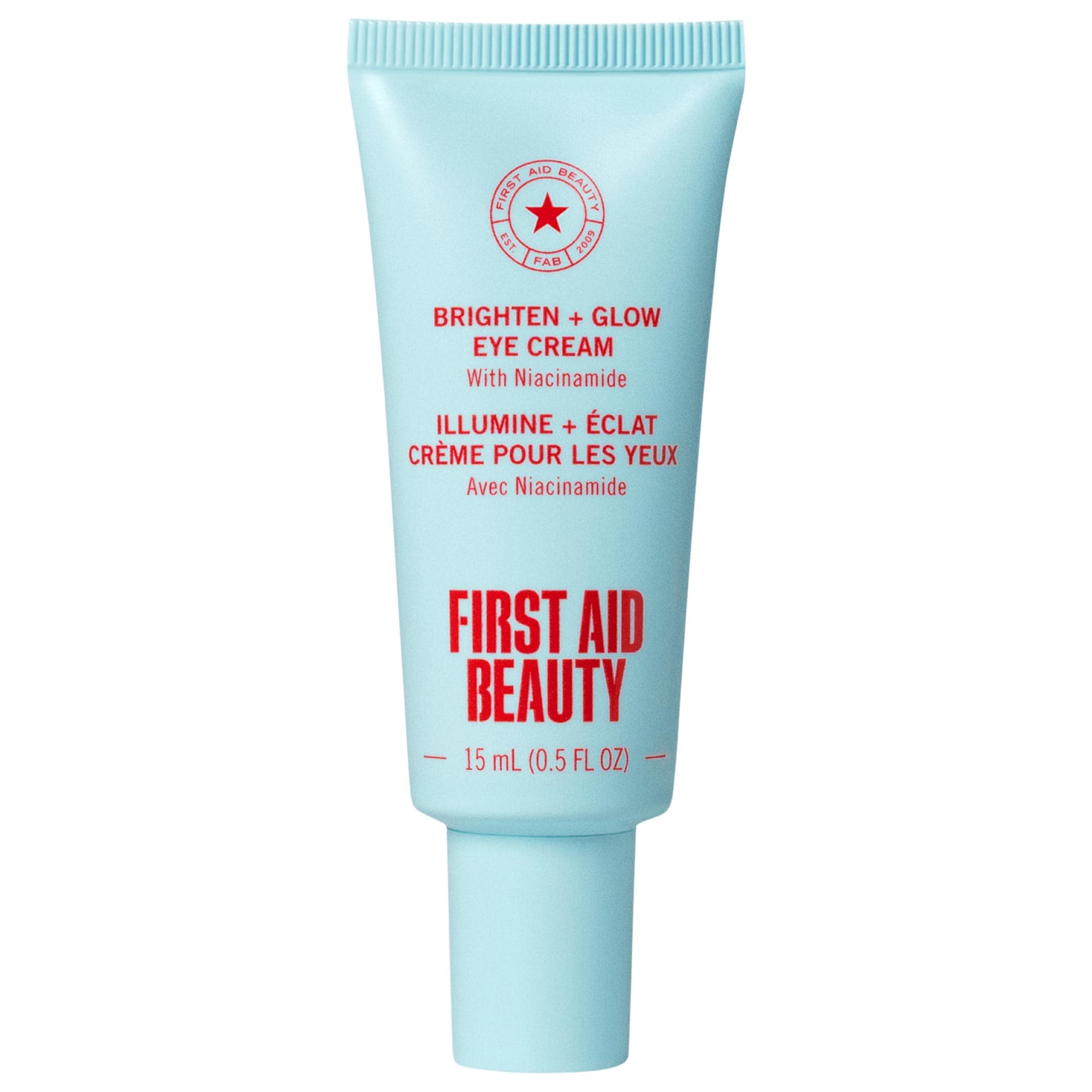 First Aid Beauty Brighten + Glow Eye Cream with Niacinamide 0.5 fl oz/15 mL