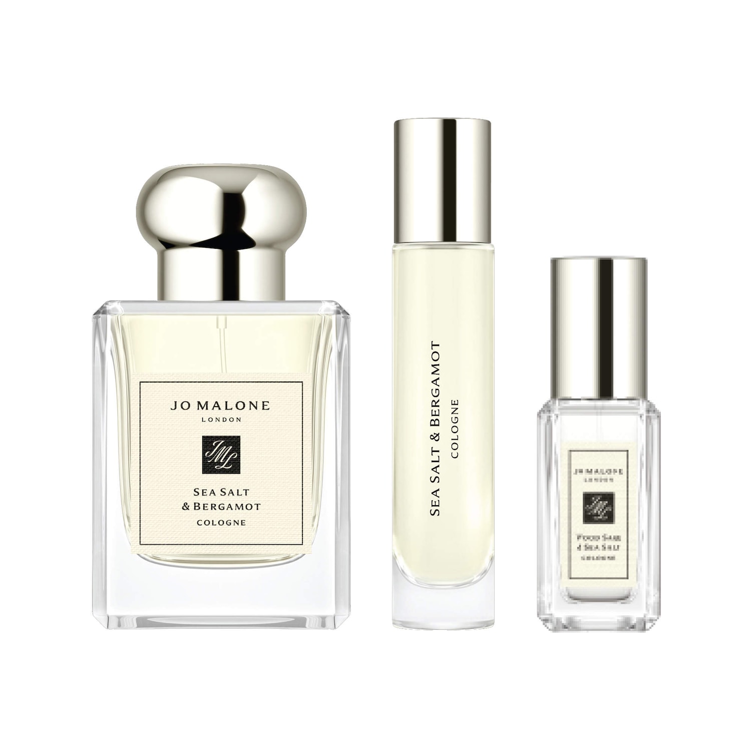Sea Salt & Bergamot Fragrance Layering Cologne Trio Gift Set - Jo