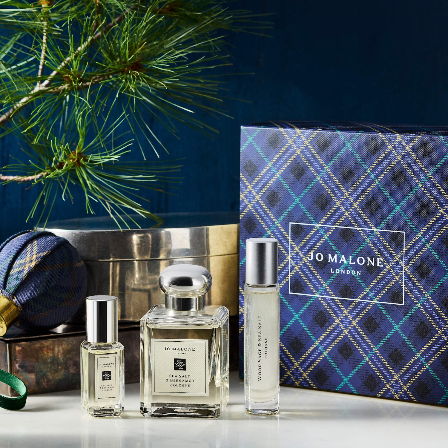 Sea Salt & Bergamot Fragrance Layering Cologne Trio Gift Set - Jo