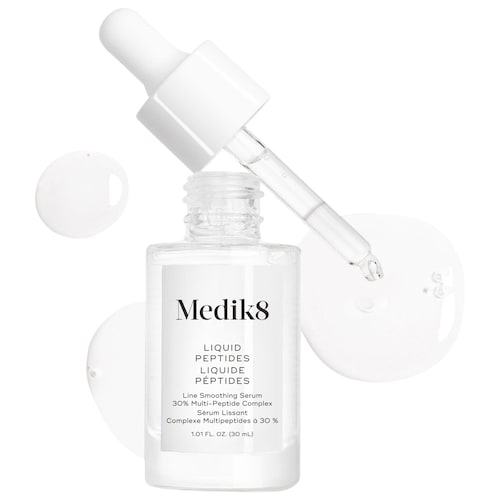 Увлажняющая сыворотка с 10 пептидами против старения Medik8 Liquid Peptides
