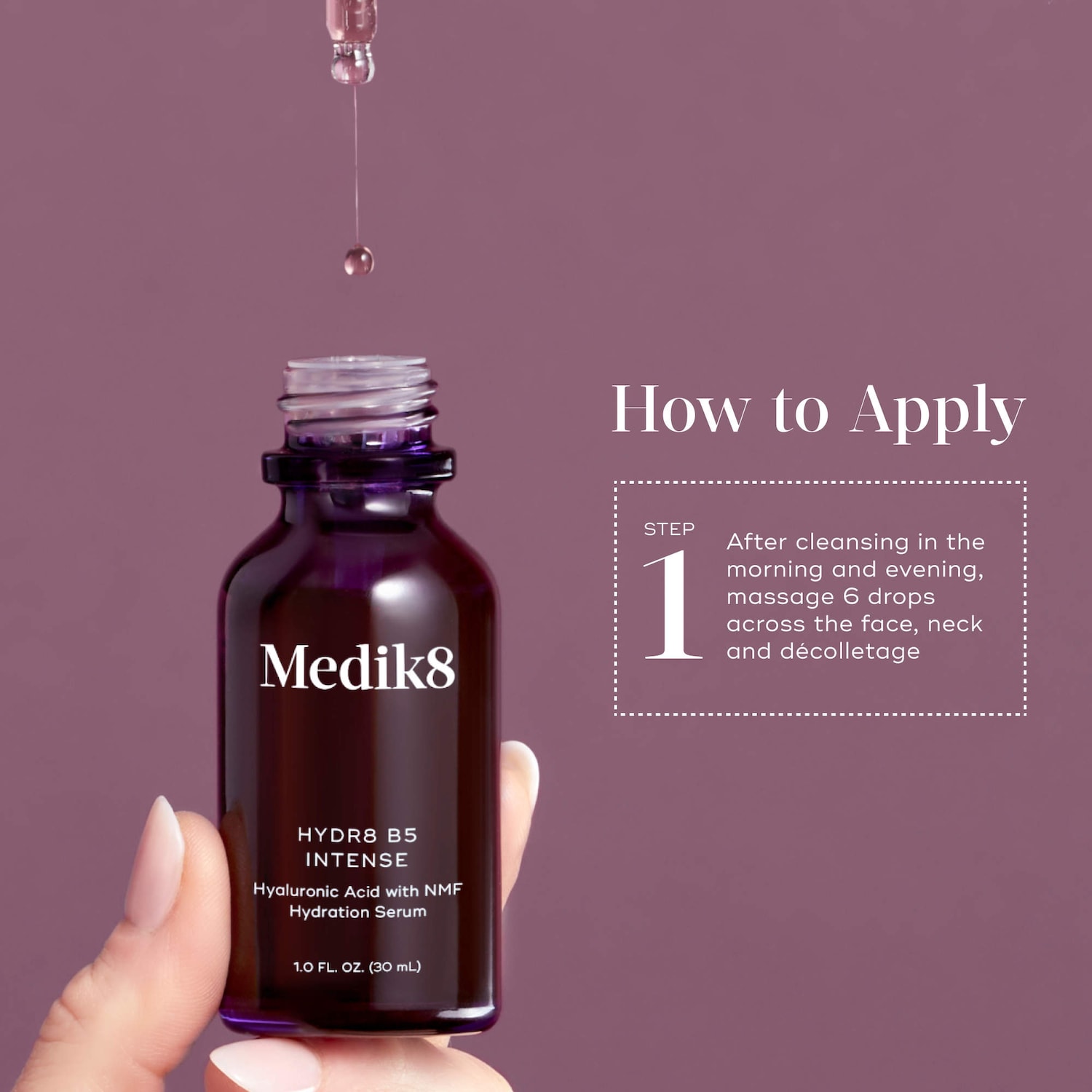 Hydr8 B5 Intense Hydrating Multi-Weight Hyaluronic Acid Serum