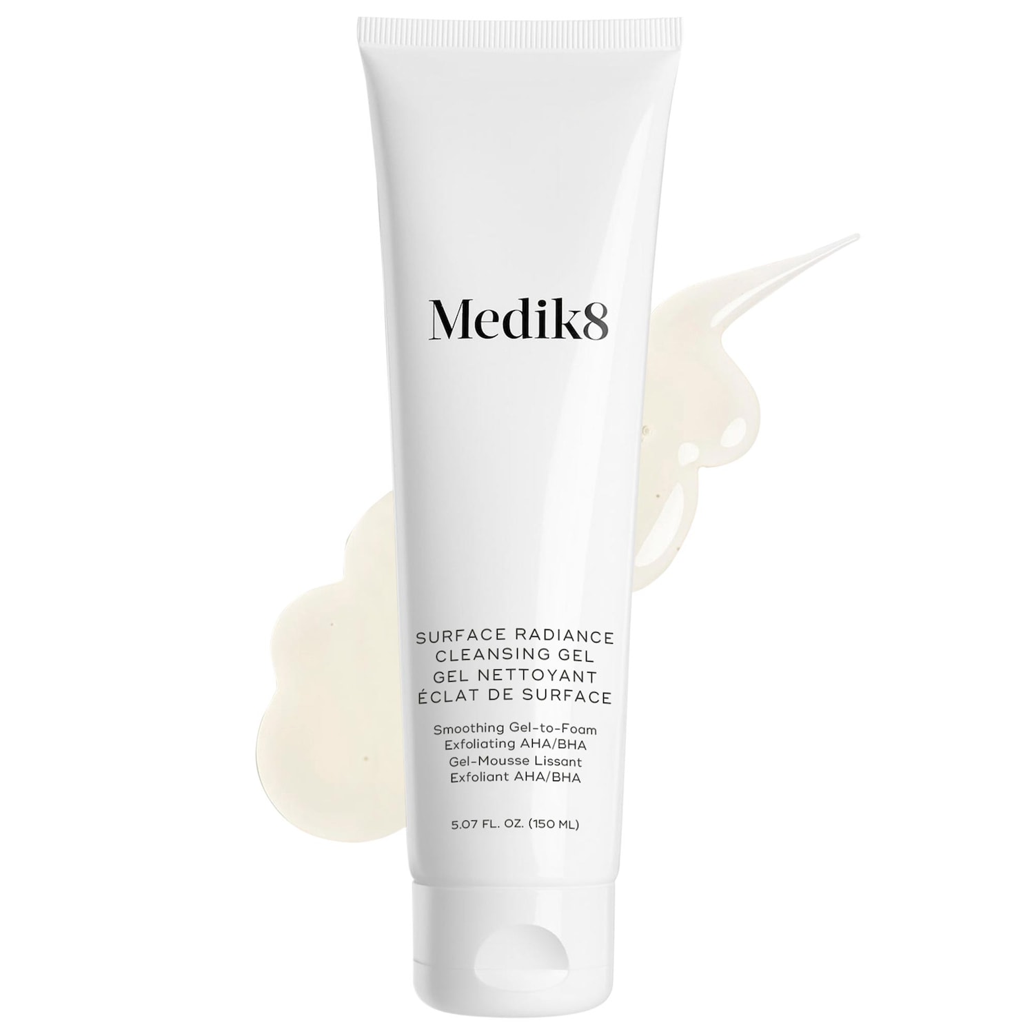 Отшелушивающий гель для умывания с AHA/BHA Medik8 Surface Radiance — фото 1