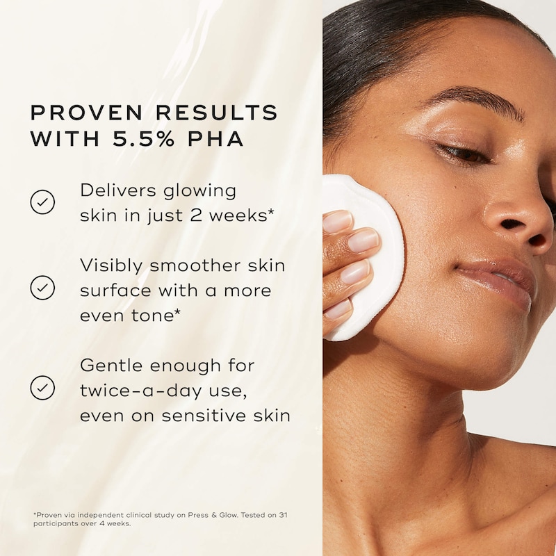 Press & Glow Gentle Daily Exfoliating PHA Toner thumbnail 3
